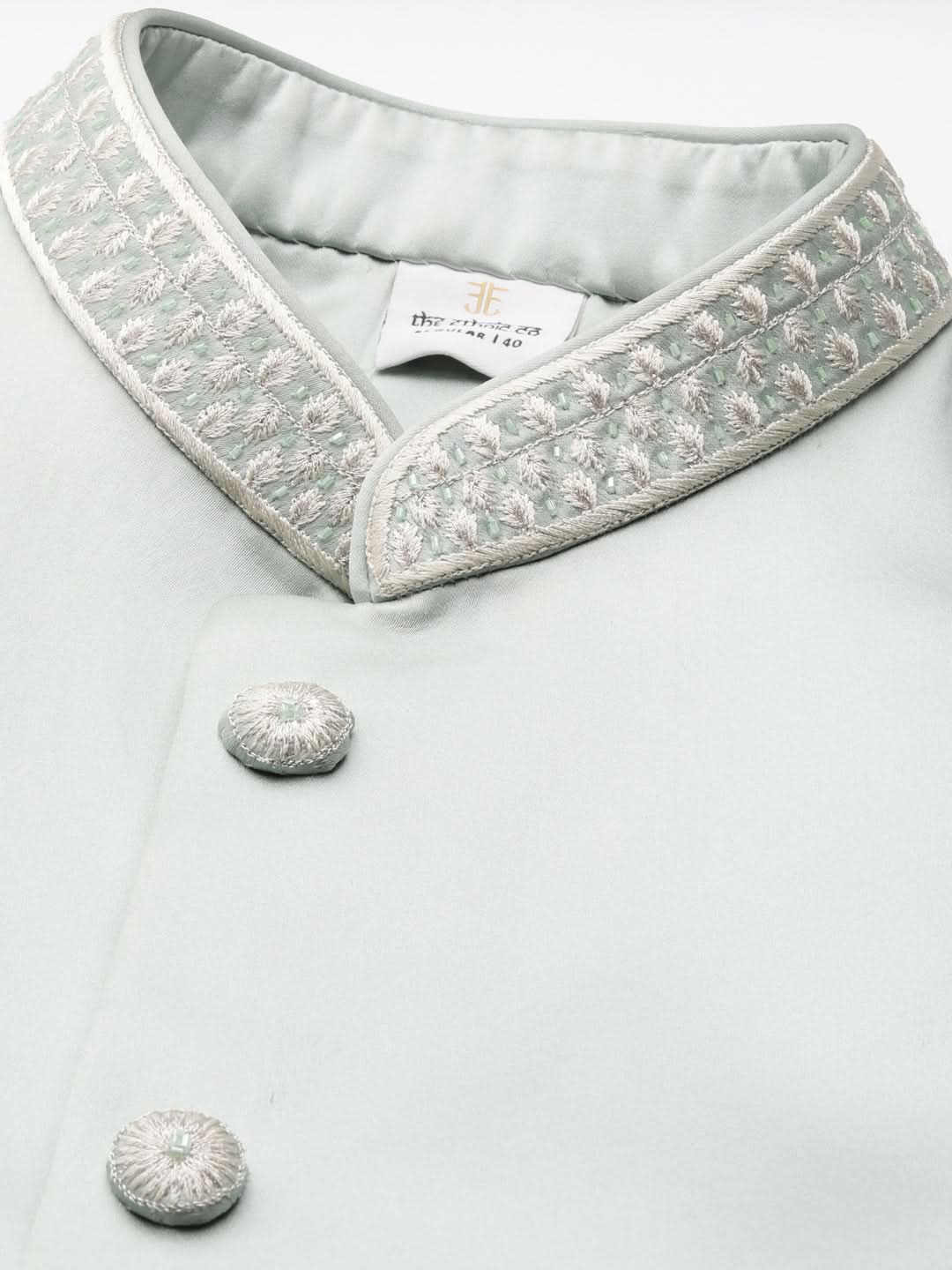 Light Green Layered Indowestern