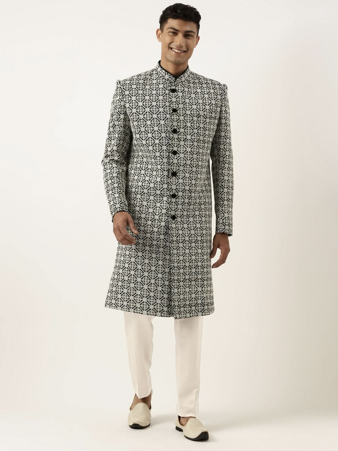 Bottle Green Velvet Indo Set