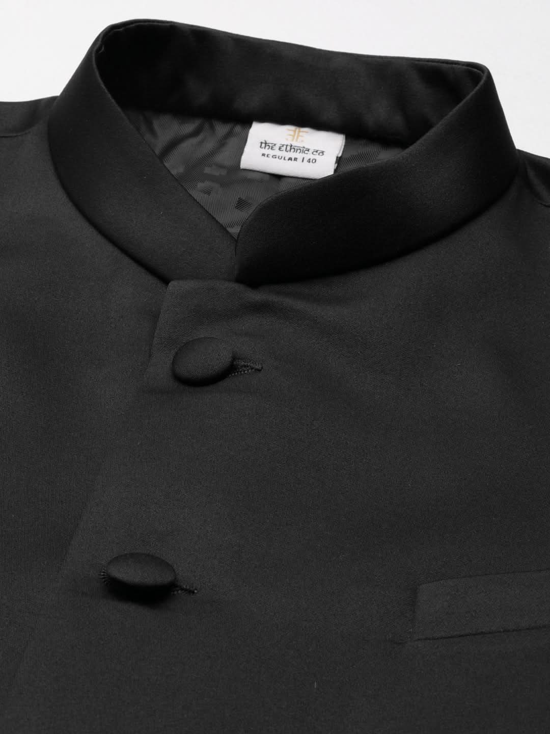 Black Bandhgala Suit