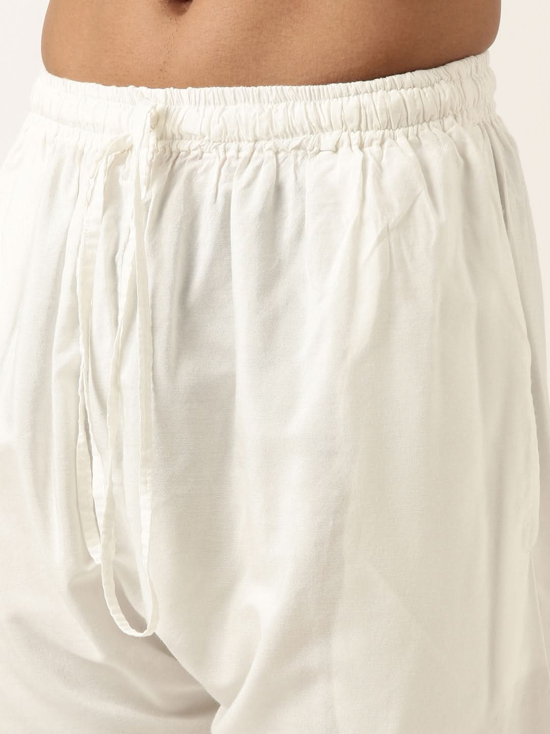 Powder Blue Jacquard Jacket W Blue Cotton Kurta