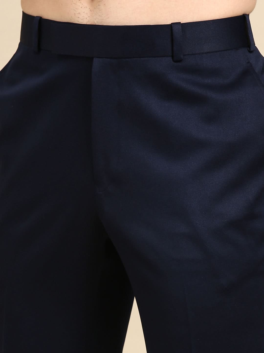 Navy Blue Bandhgala Suit