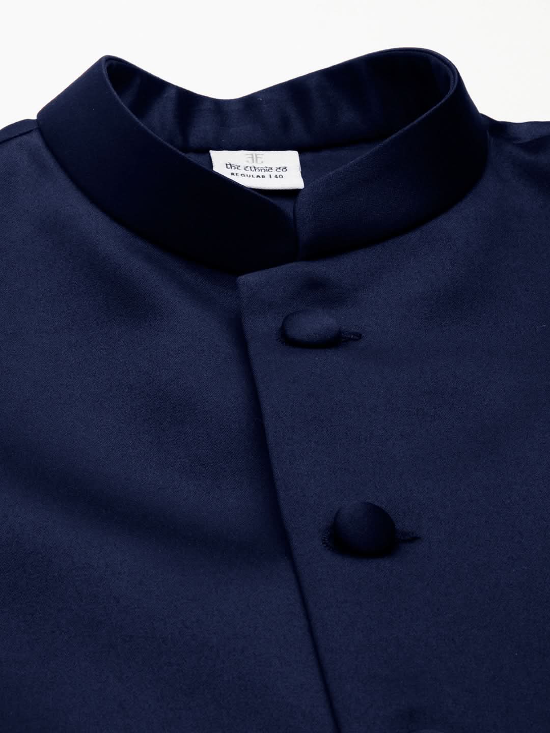 Navy Blue Classic Achkan