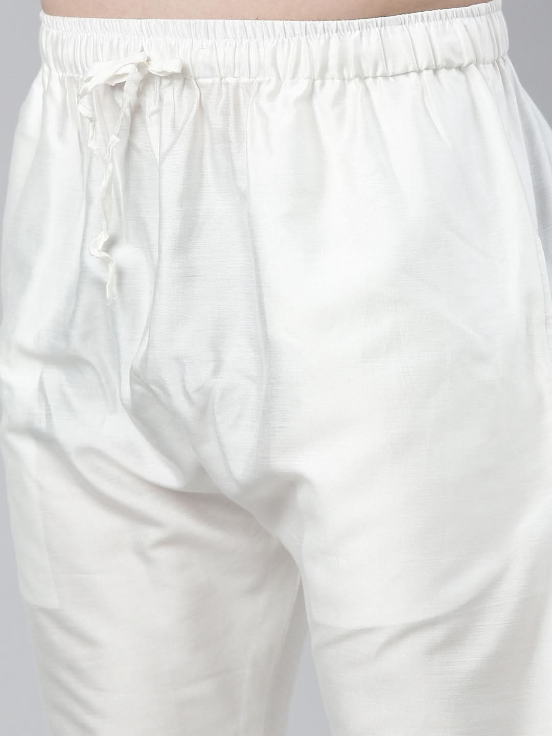 Light Yellow Asymmetrical Kurta Set