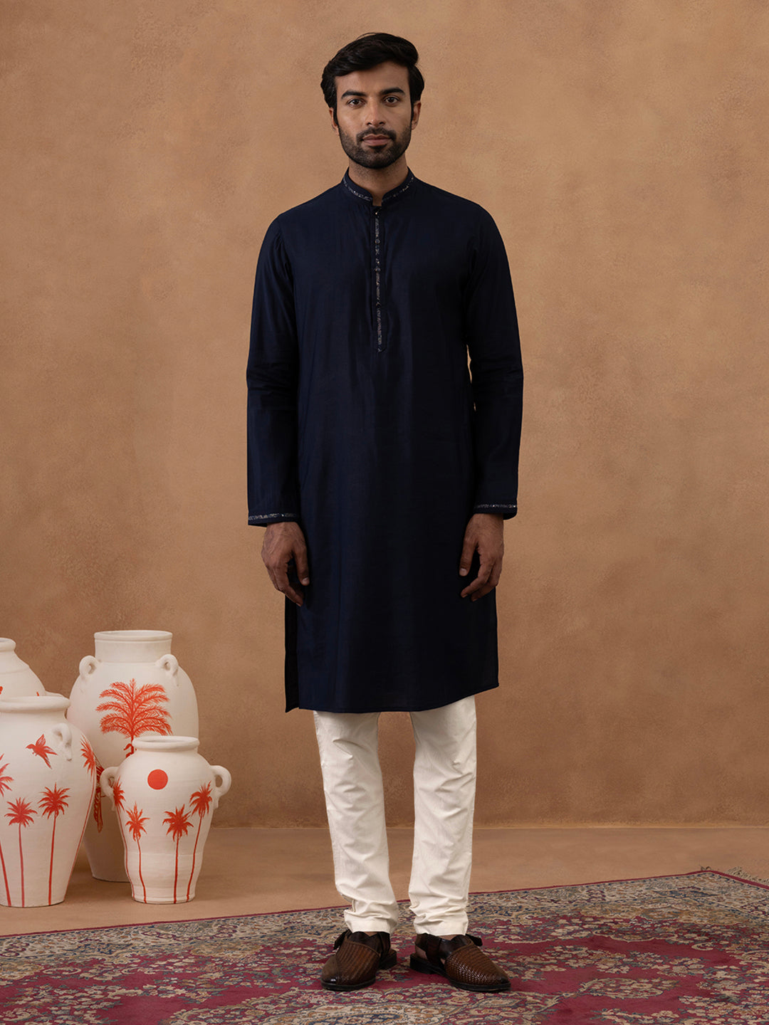 Digital Printed Bundi with Kurta Set