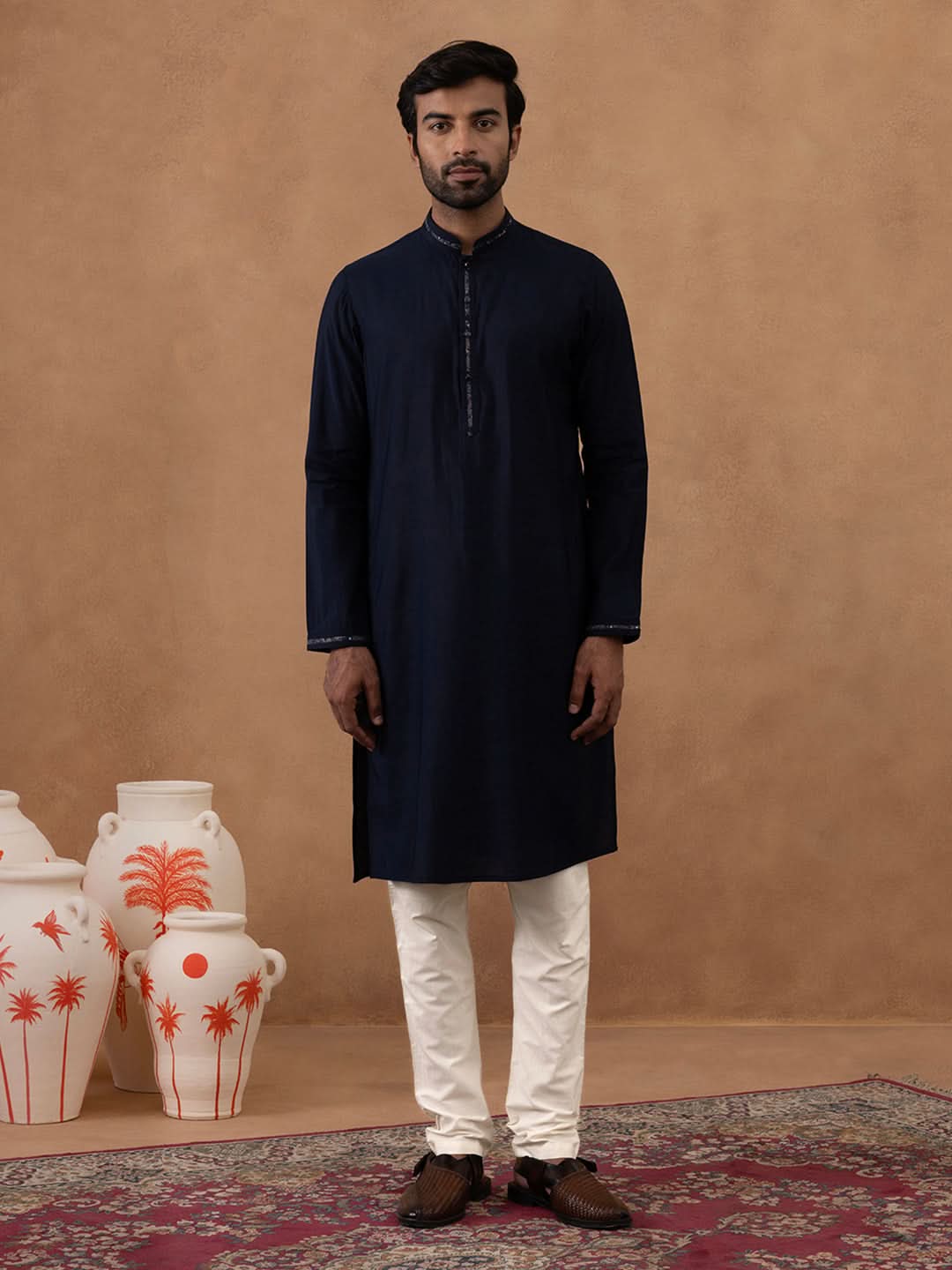 Digital Printed Bundi with Kurta Set