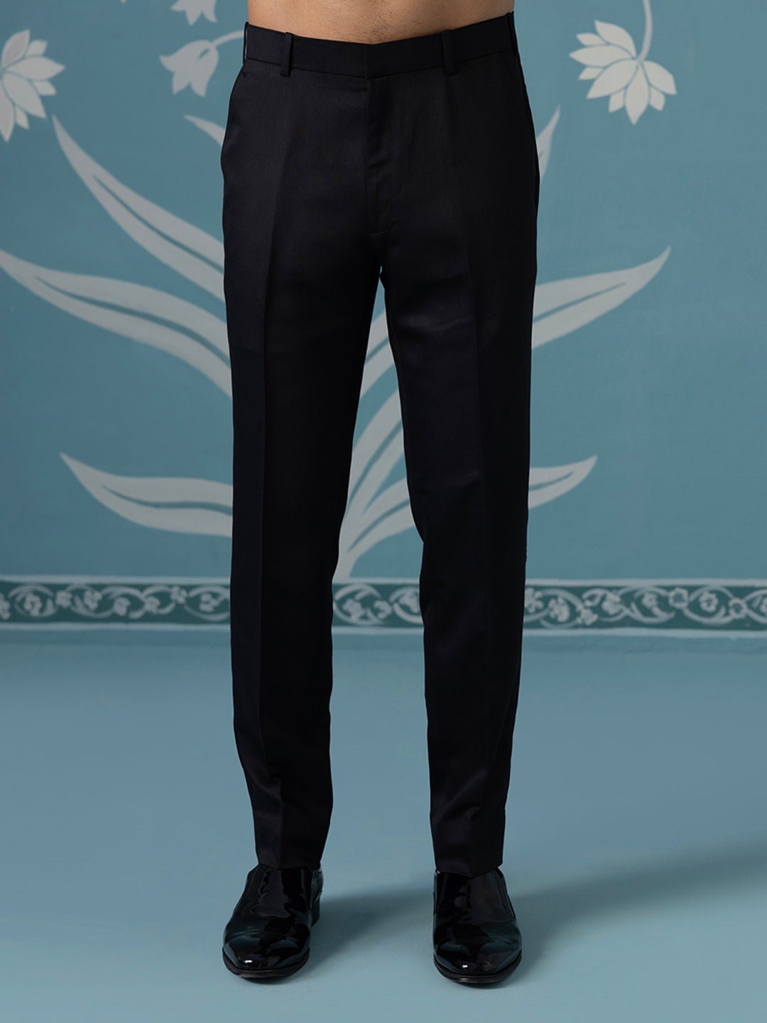 Classic Black Bandhgala Suit Set