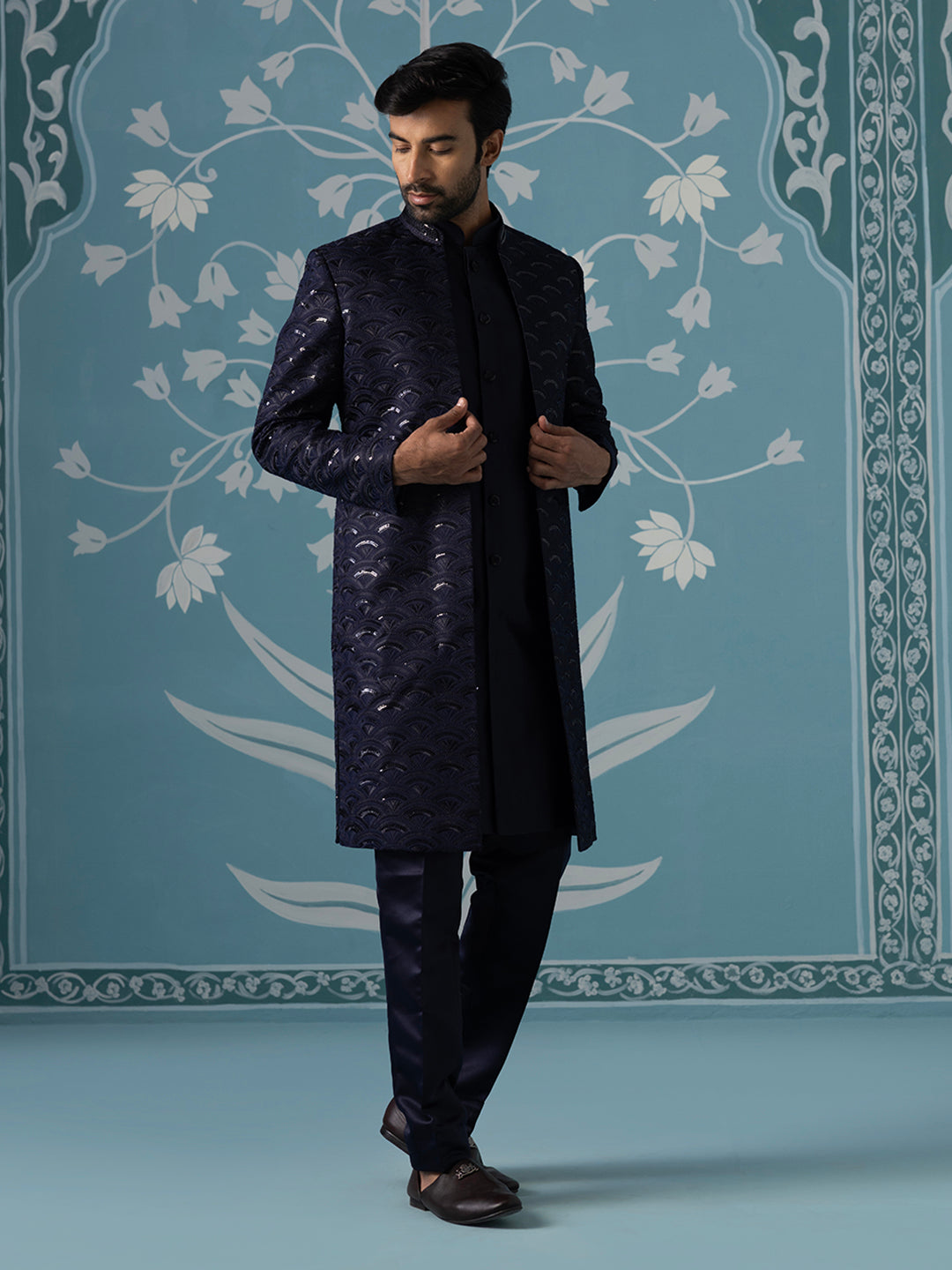 Dark Space Blue Open Indo Set