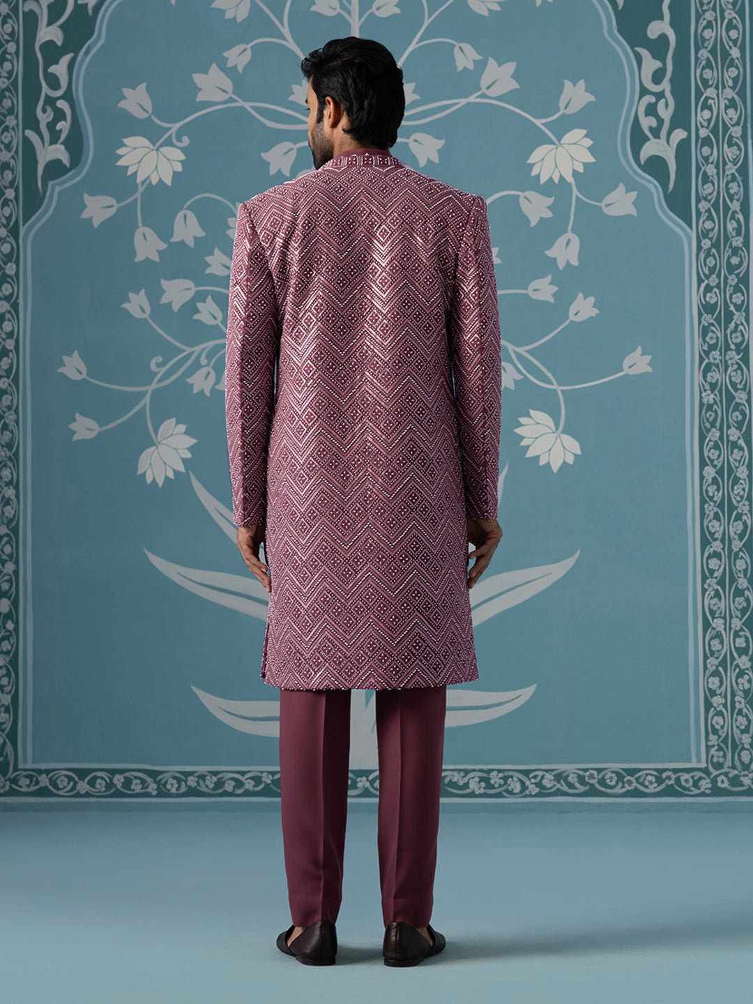 Autumn Rust Embroidery Open Style Indo Set