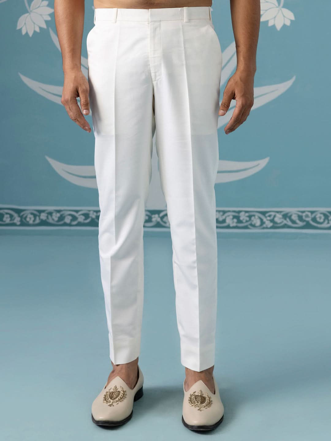 Lavender Textured Bandhgala Suit