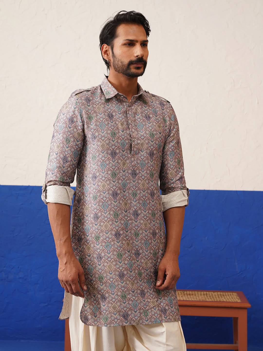 Printed pathani salwar set