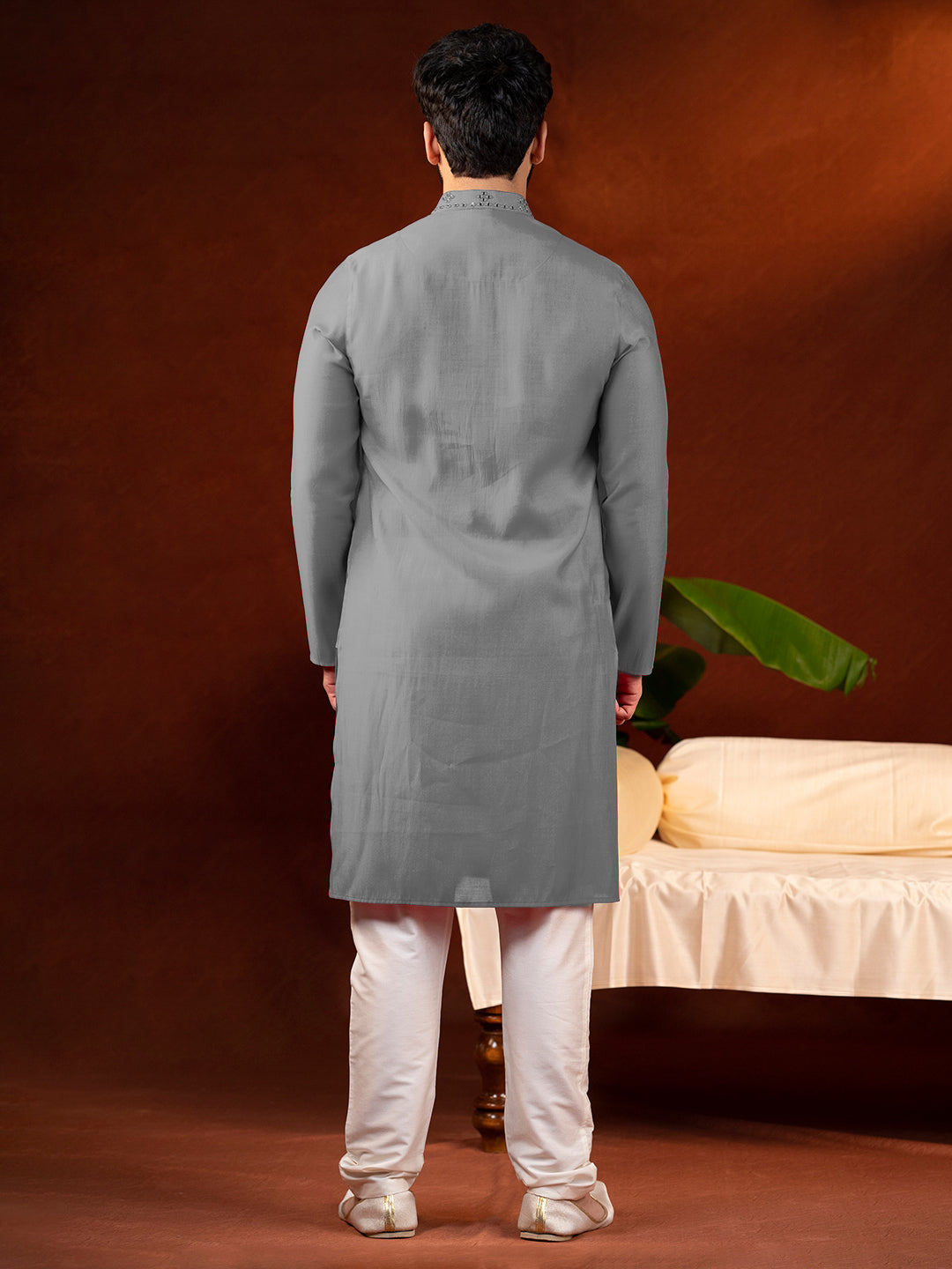 Mirror Embroidery Kurta Set
