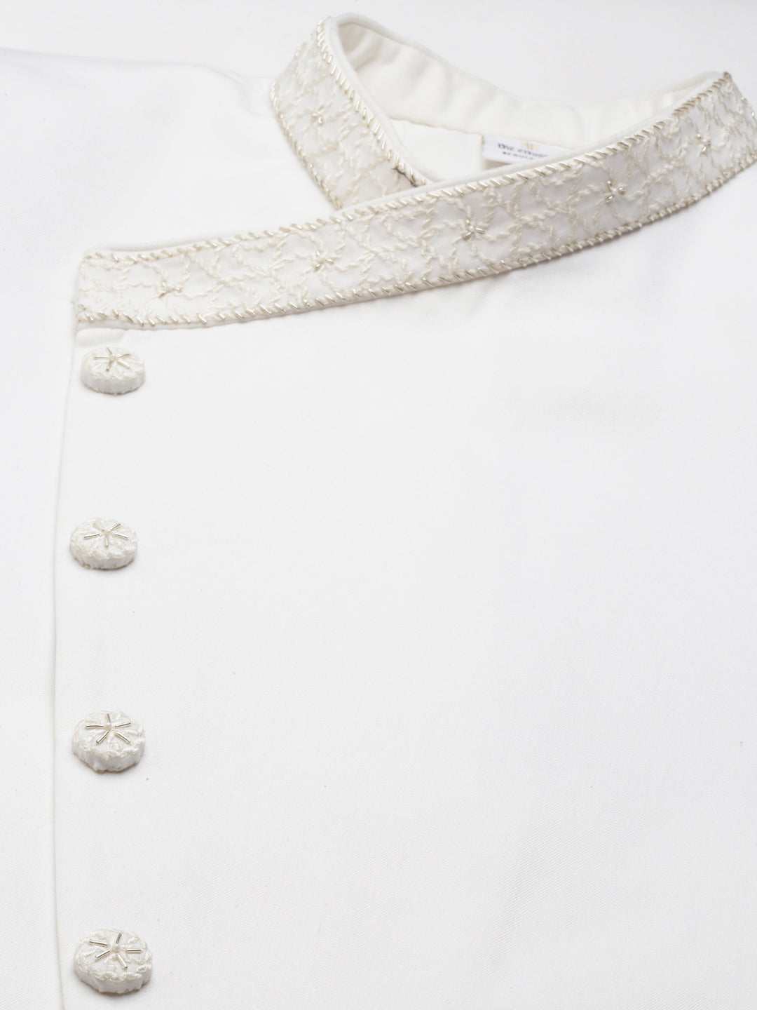 Offwhite overlap Design Bandhgala