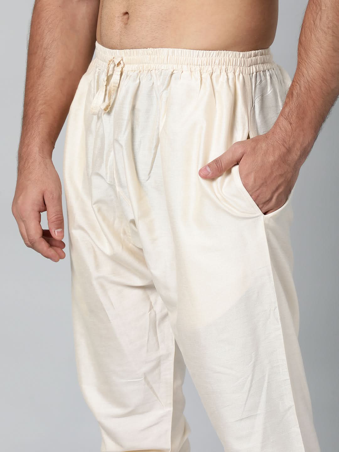 Navy Sanganeri Print Kurta Set