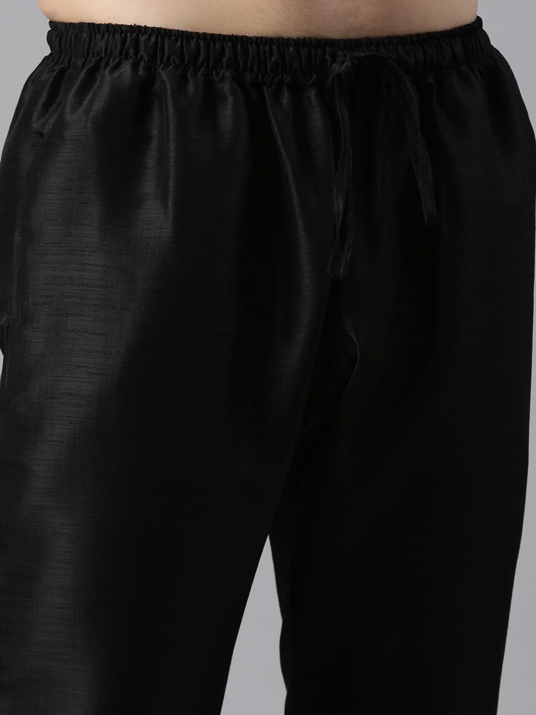 Black Velvet Hand Embroidery Jacket Set