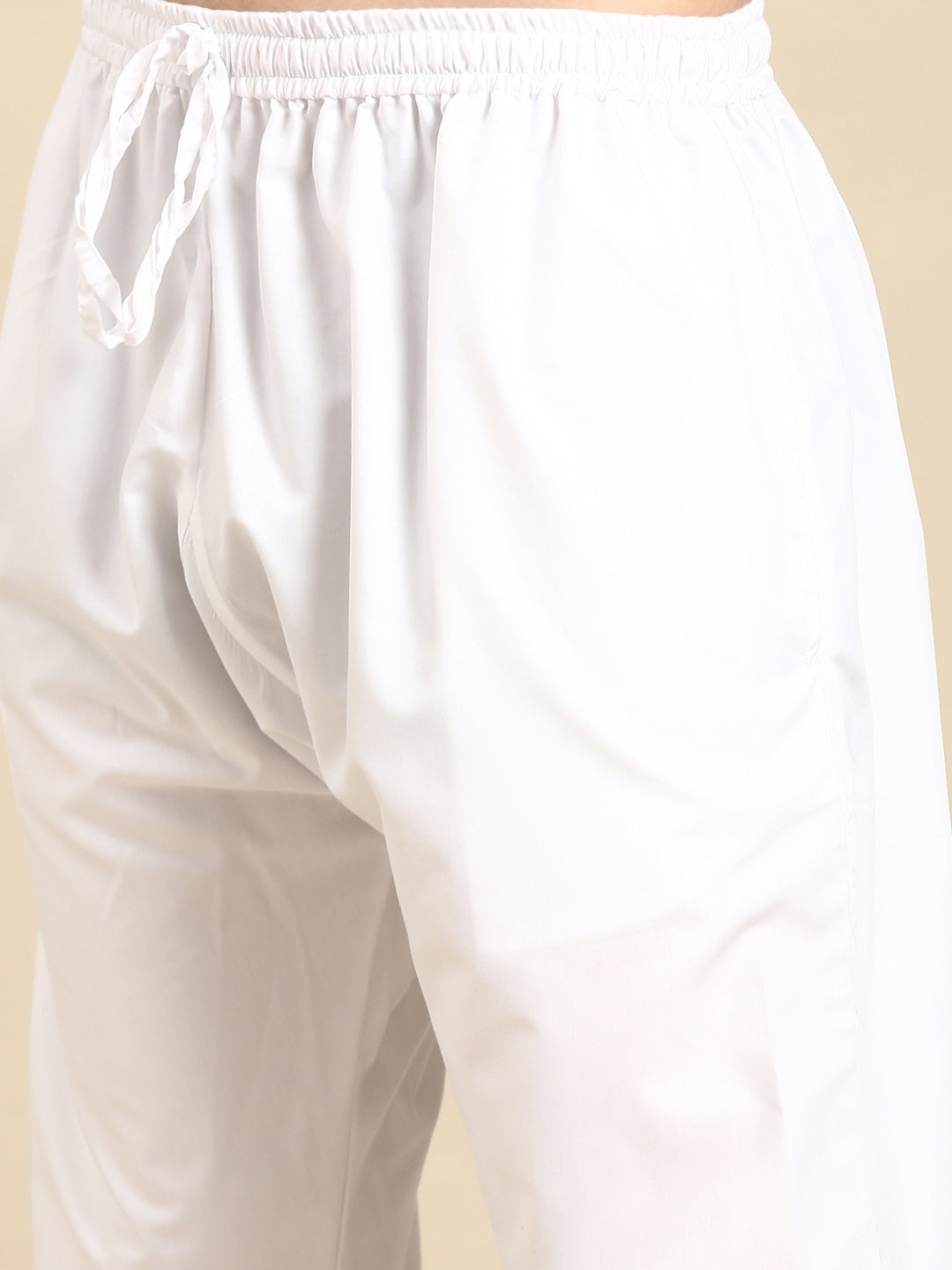 Teal Pleated Cotton Kurta Set