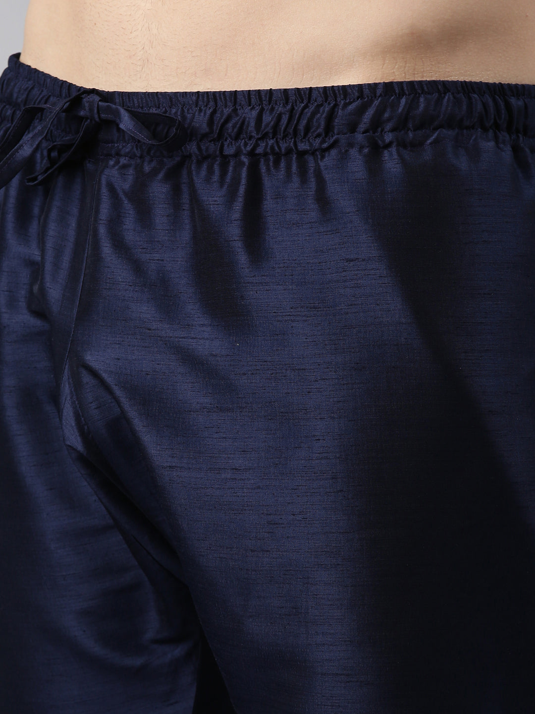 Navy Blue embroidered Jacket And Kurta Set