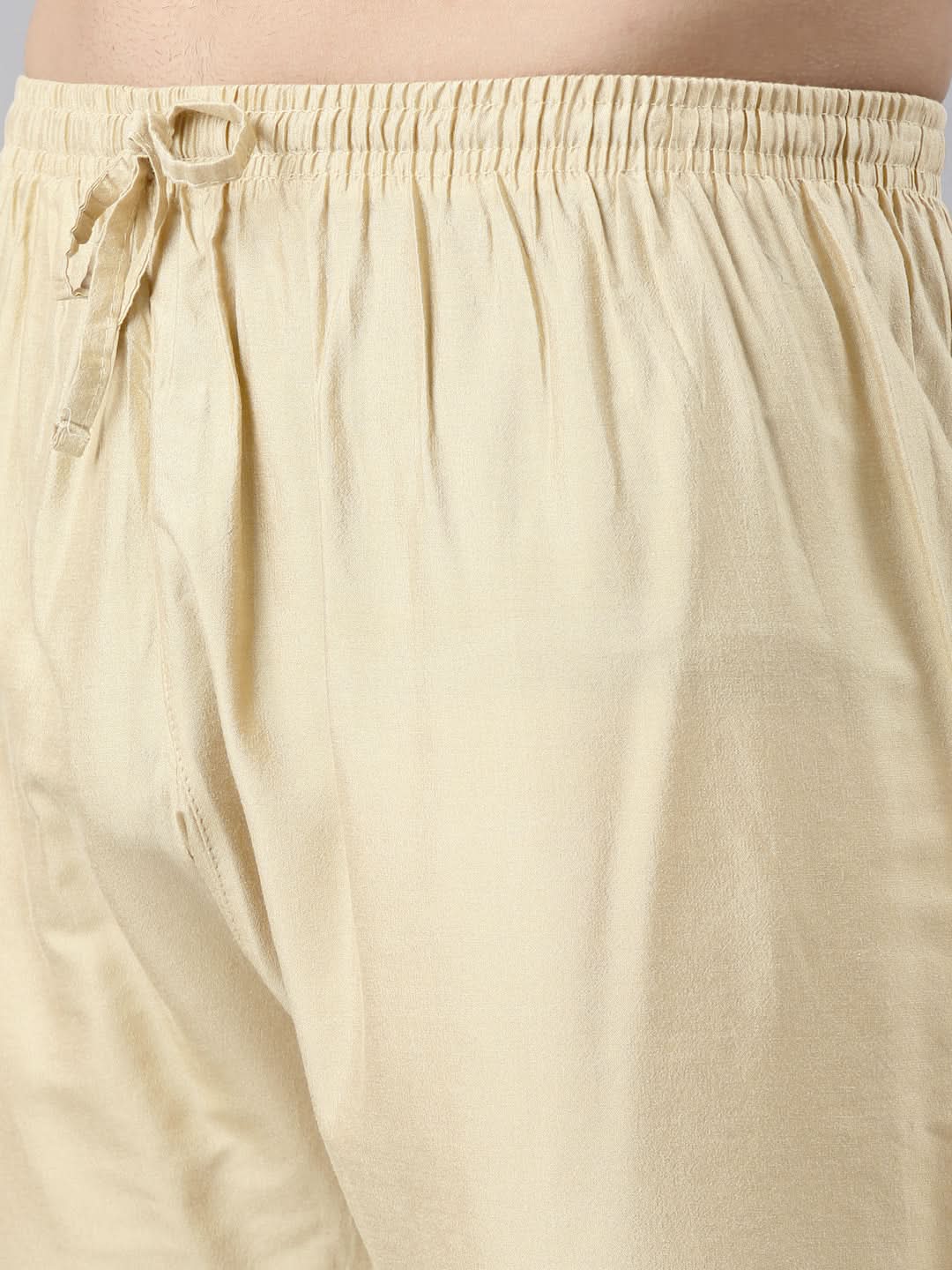 Navy Banarasi Bundi With Gold Kurta Set