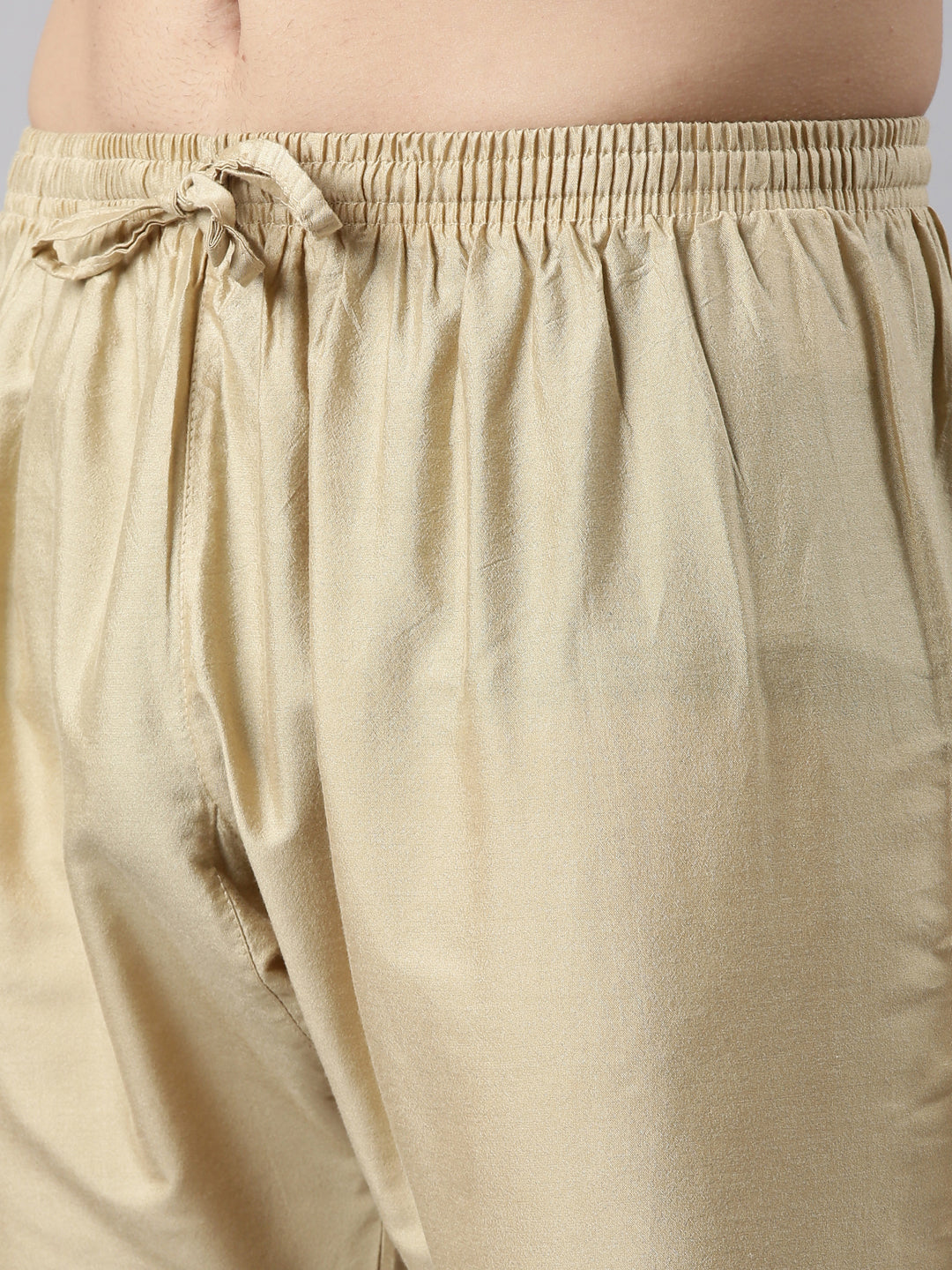 Yellow Banarasi Jacket With Yellow Kurta Set