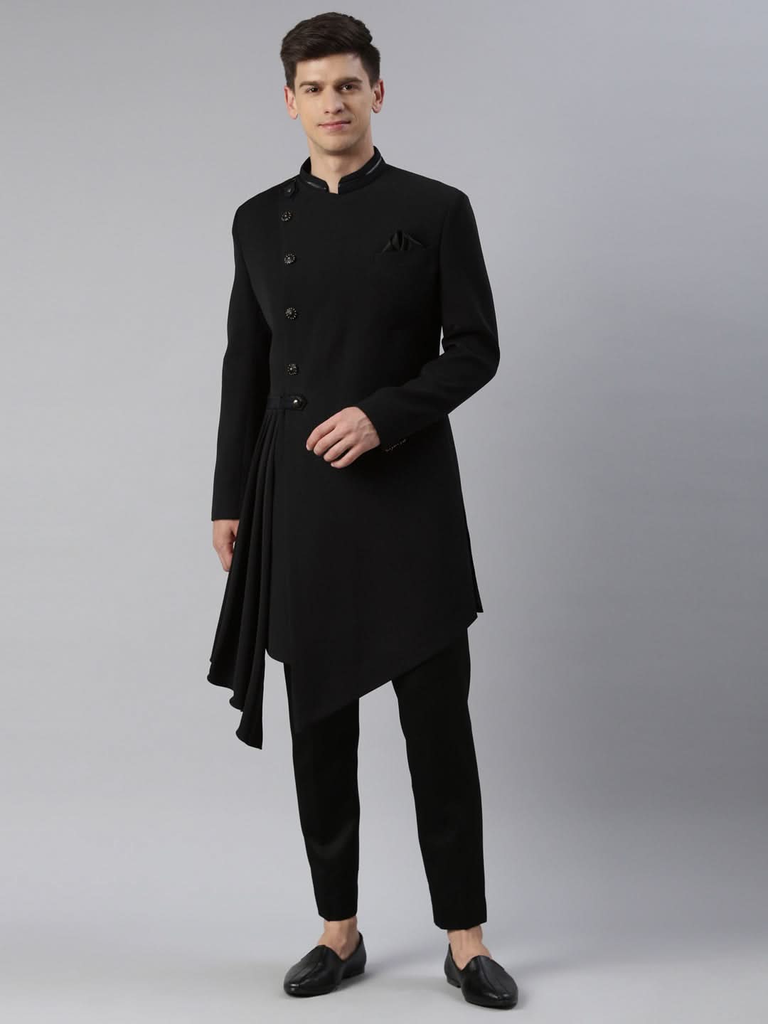 Black Drape Indowestern