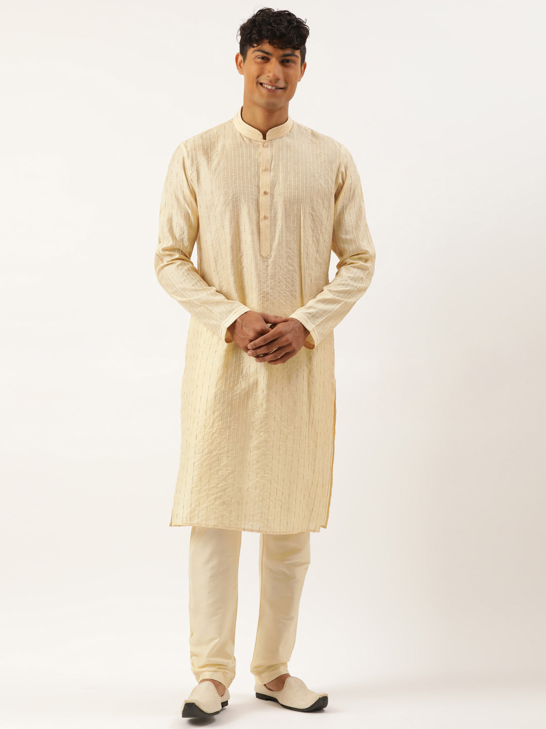 Yellow Embroidered Kurta Set