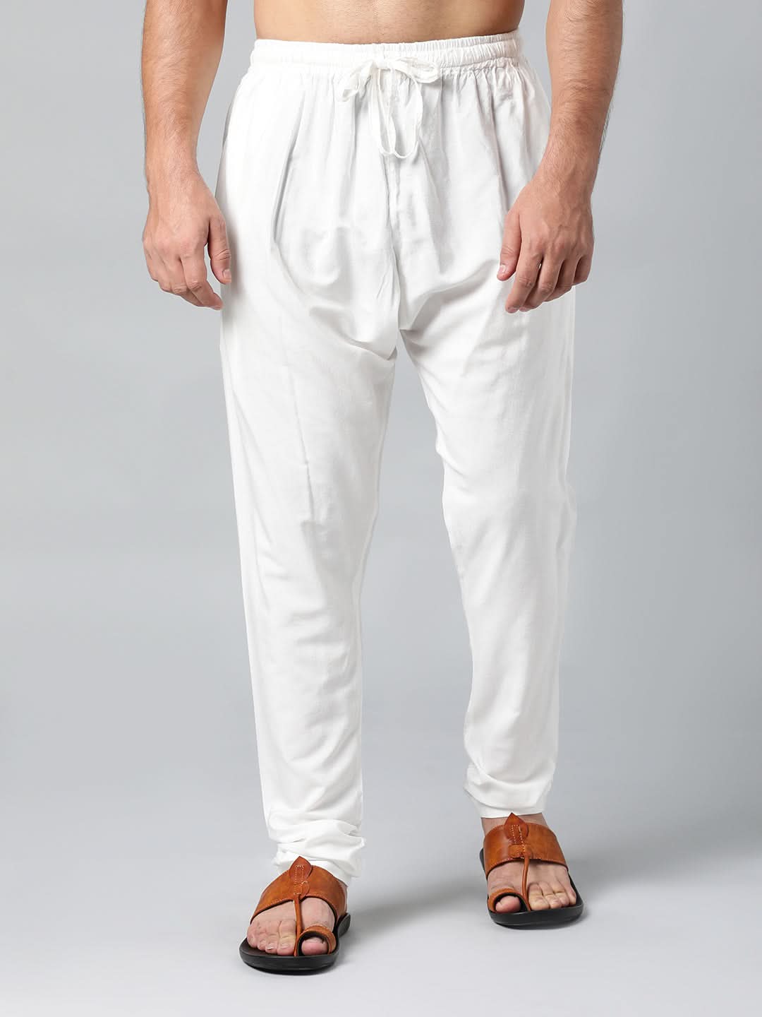 OFF WHITE COTTON SILK PAJAMA