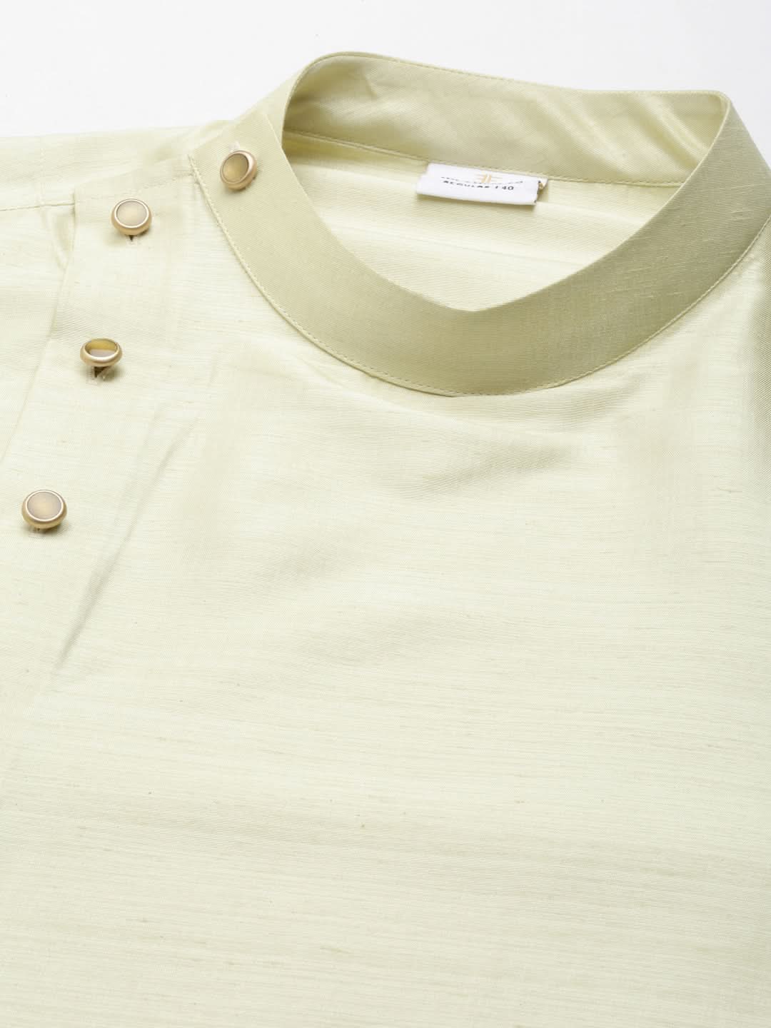 Mint Green Waistcoat Jacket With Mint Crushed Kurta