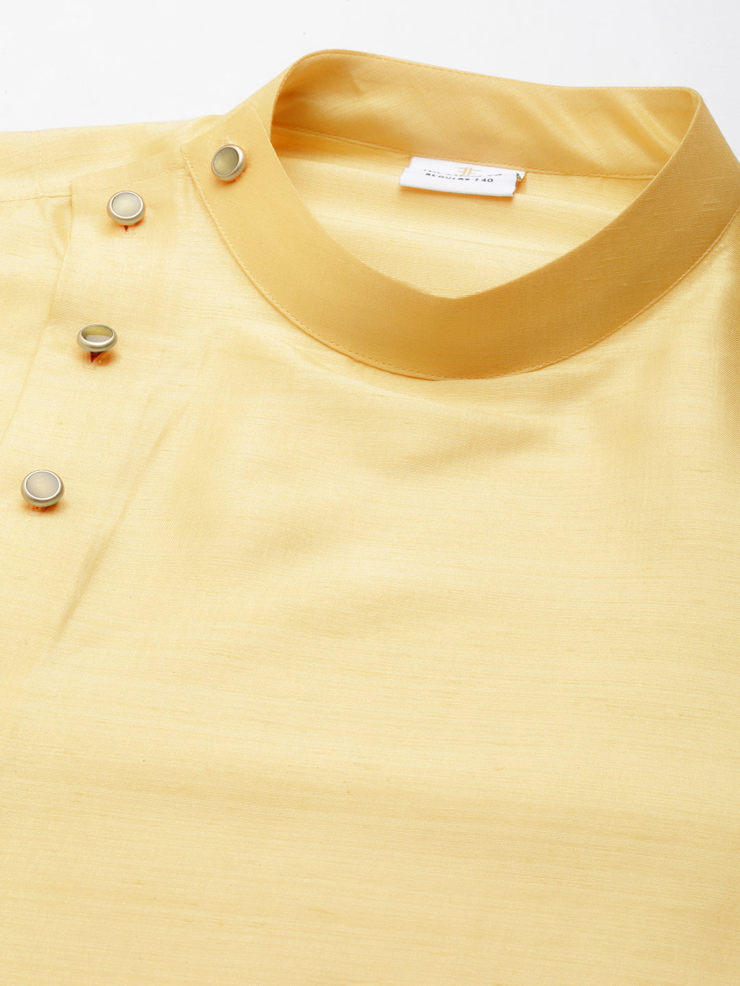 Yellow Drape Kurta Set