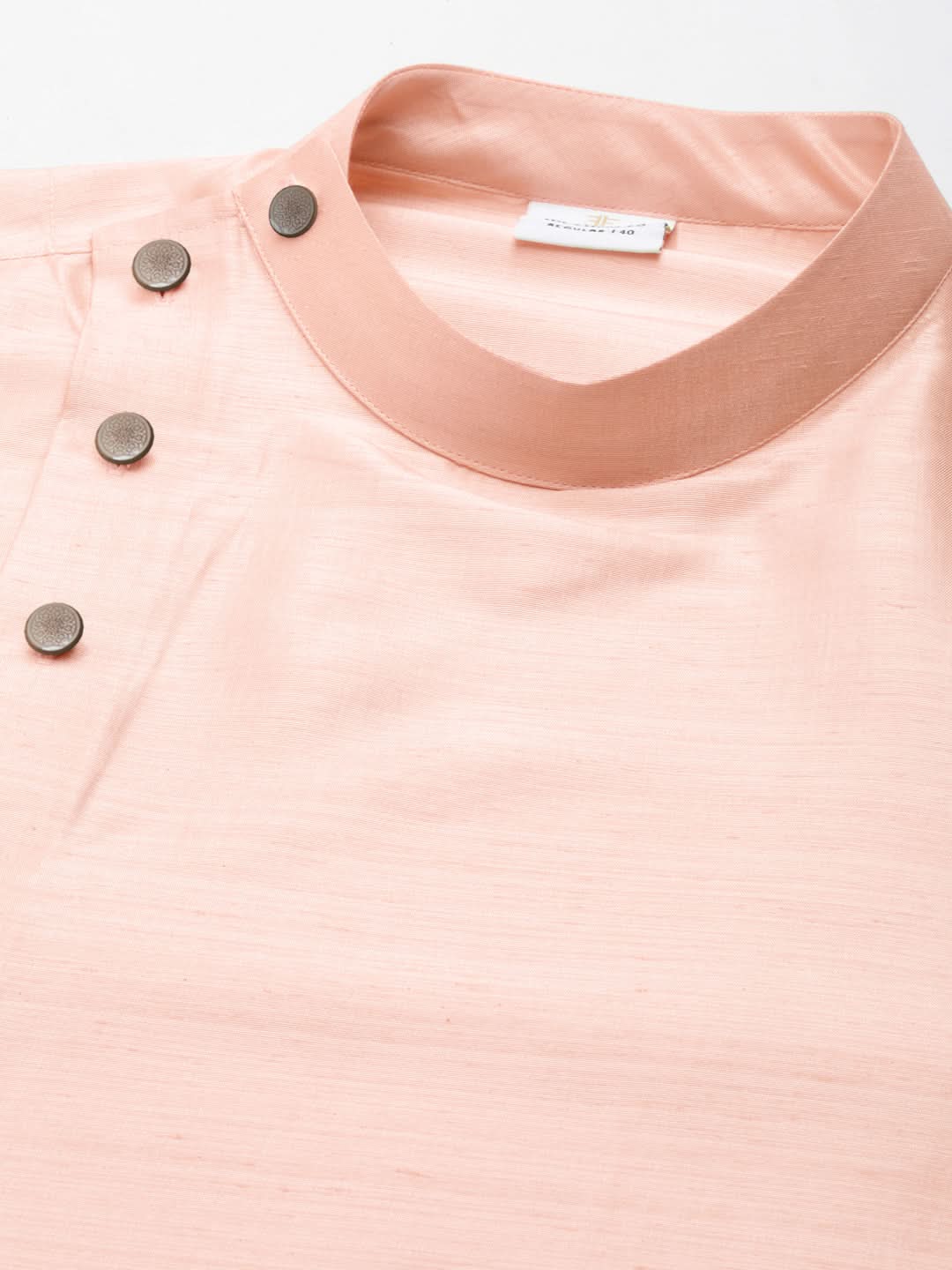 Dark Pink Drape Kurta Set