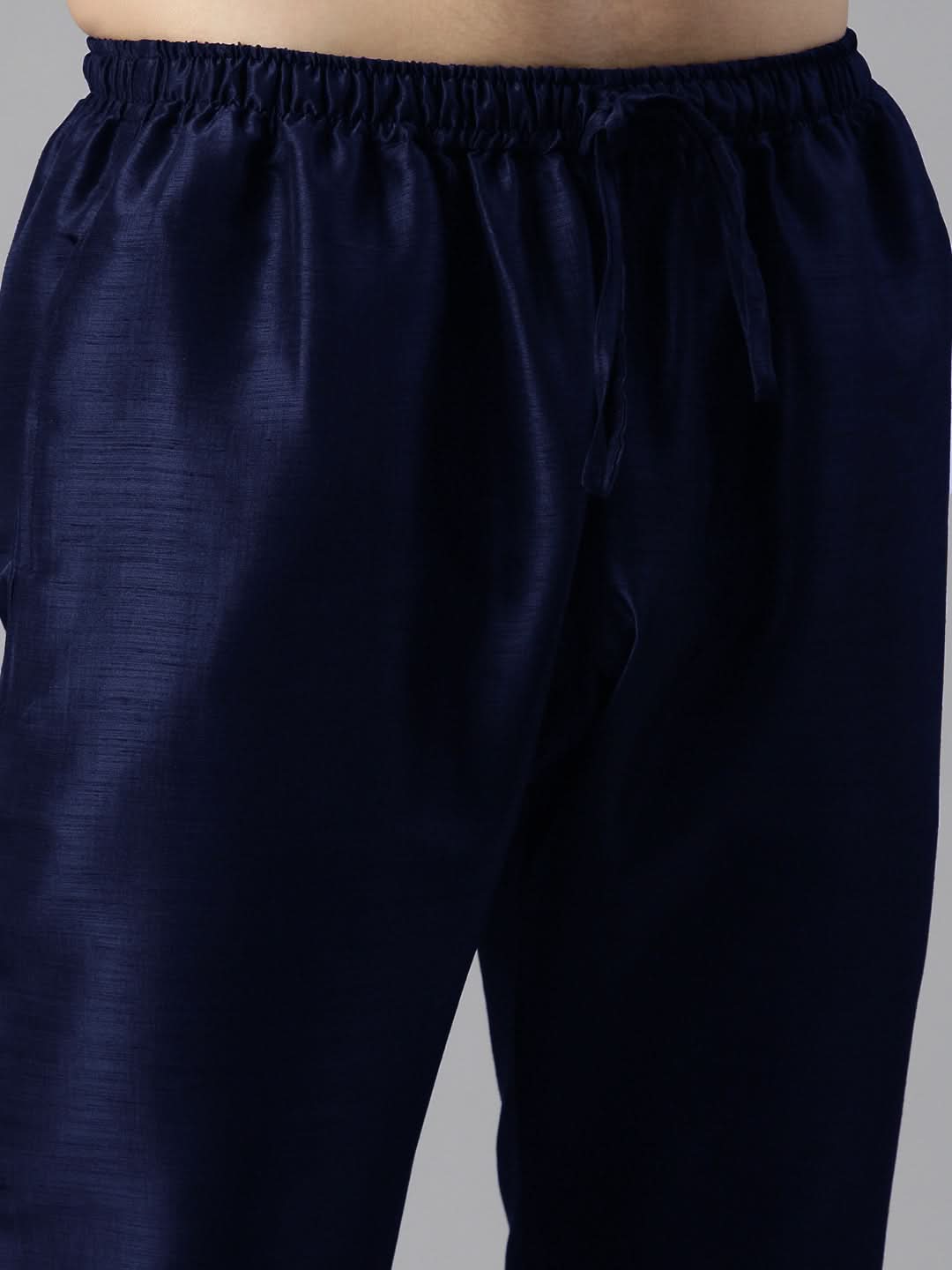 Blue Velvet Hand Embroidery Jacket Set