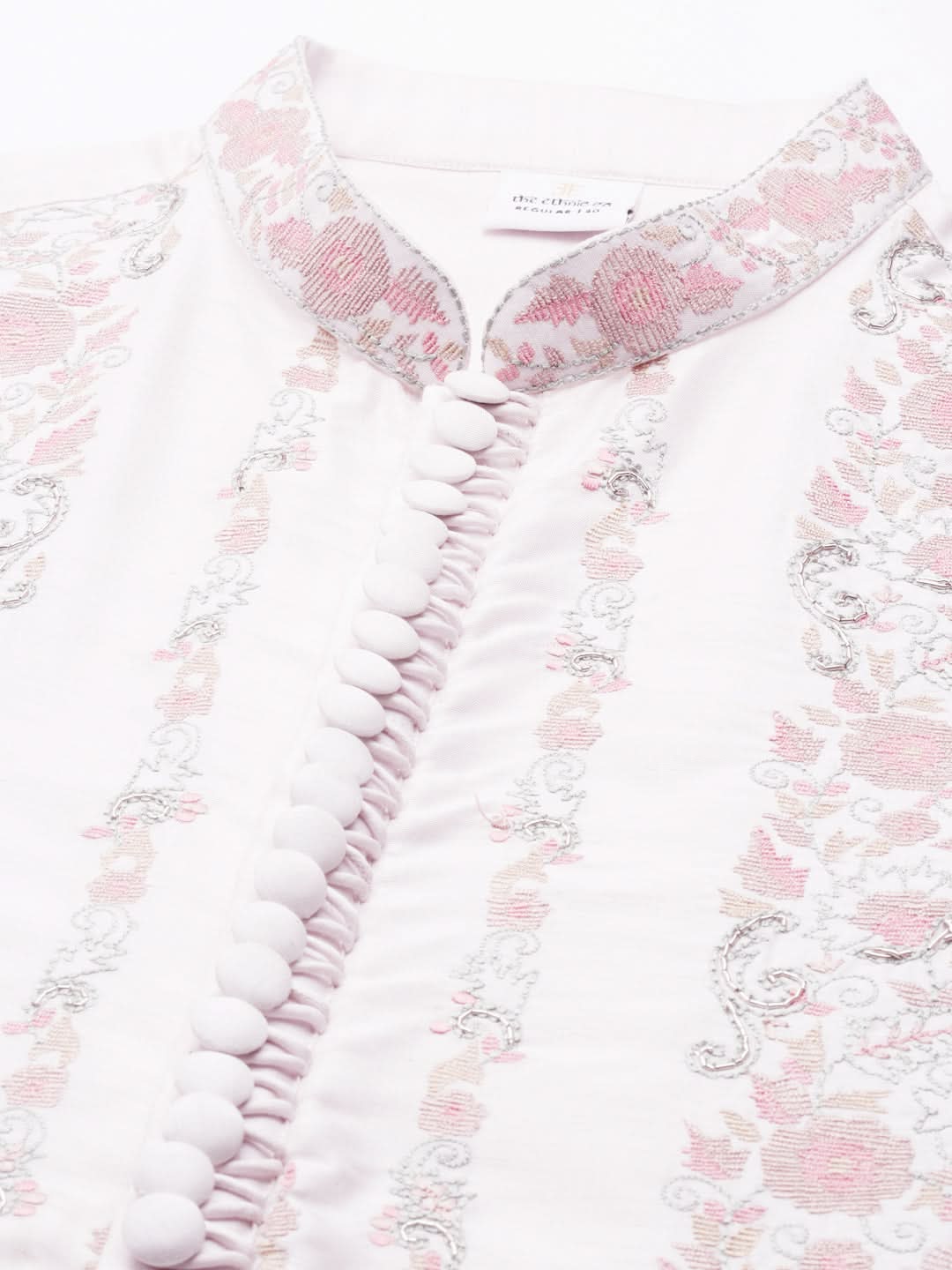 Baby Pink Embroidered Kurta Set