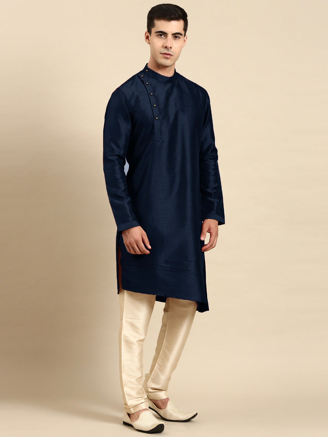 Blue Jacket Kurta Set
