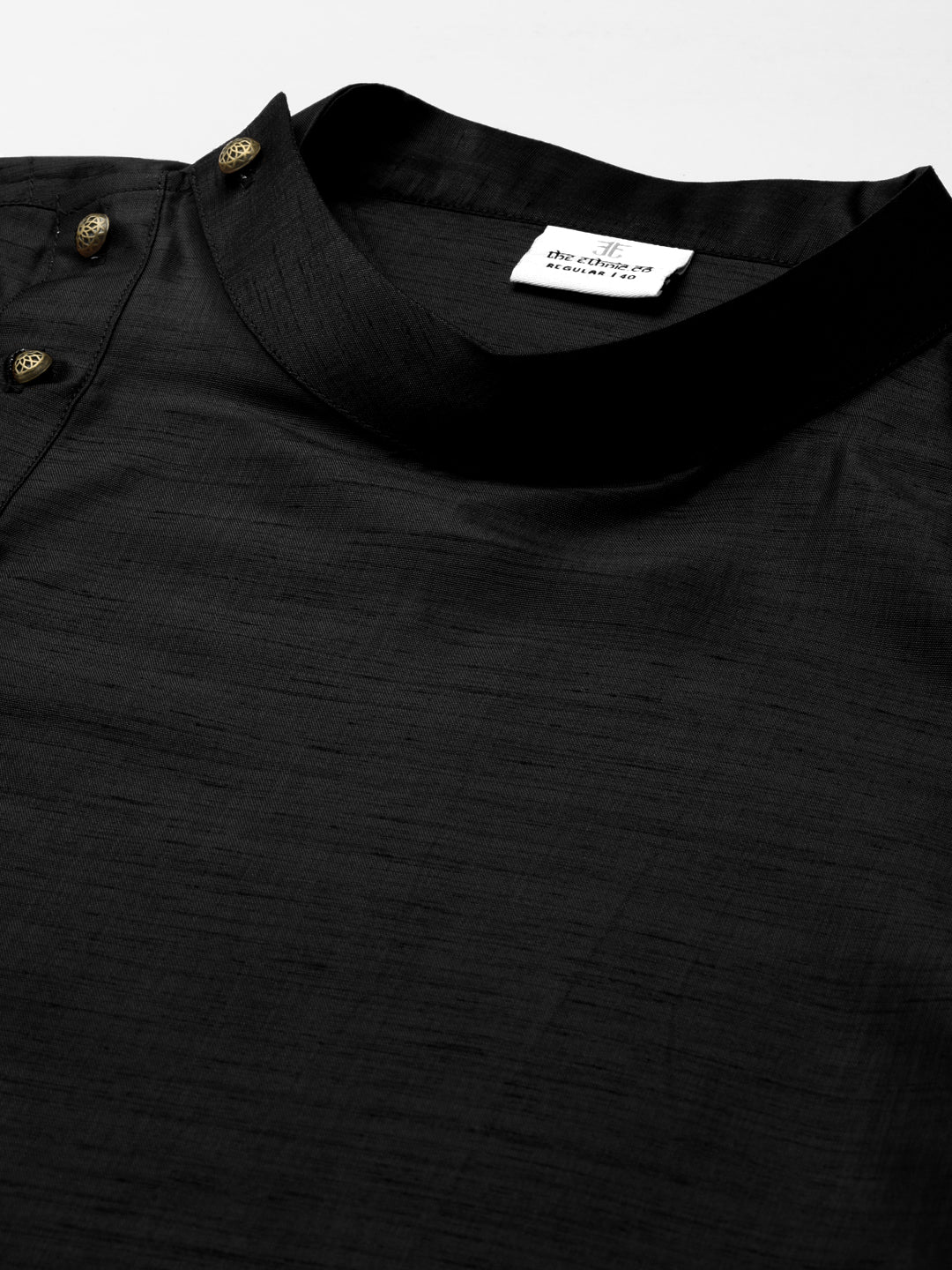 Black Jacket Kurta Set