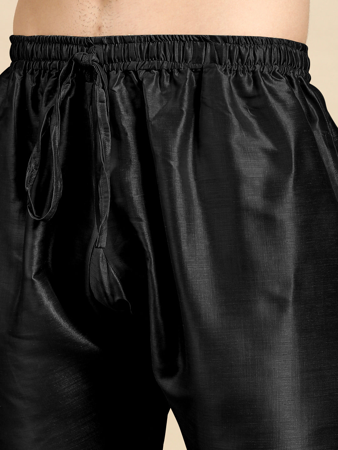 Black Jacket Kurta Set