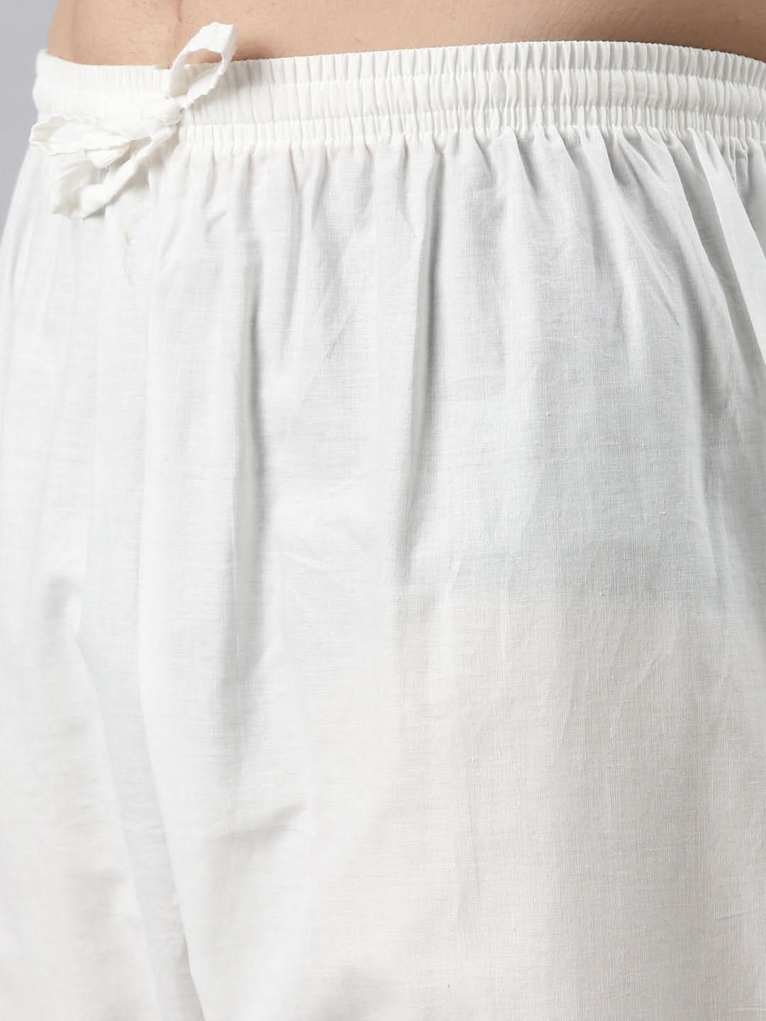 Blue Jacquard Jacket Kurta Set