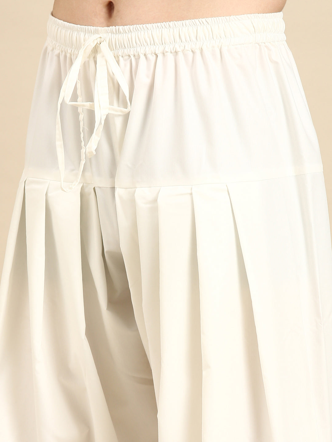 Off White fine Cotton Pathani with Salwar