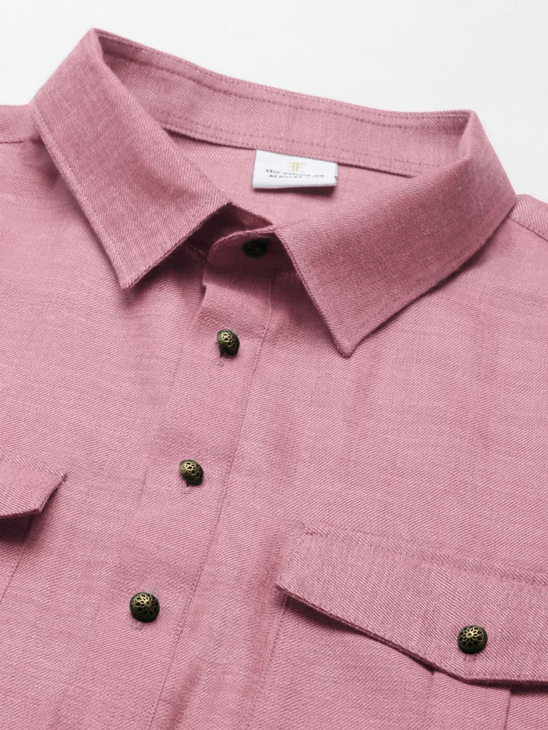 Rose Pink Cotton Pathani with Salwar