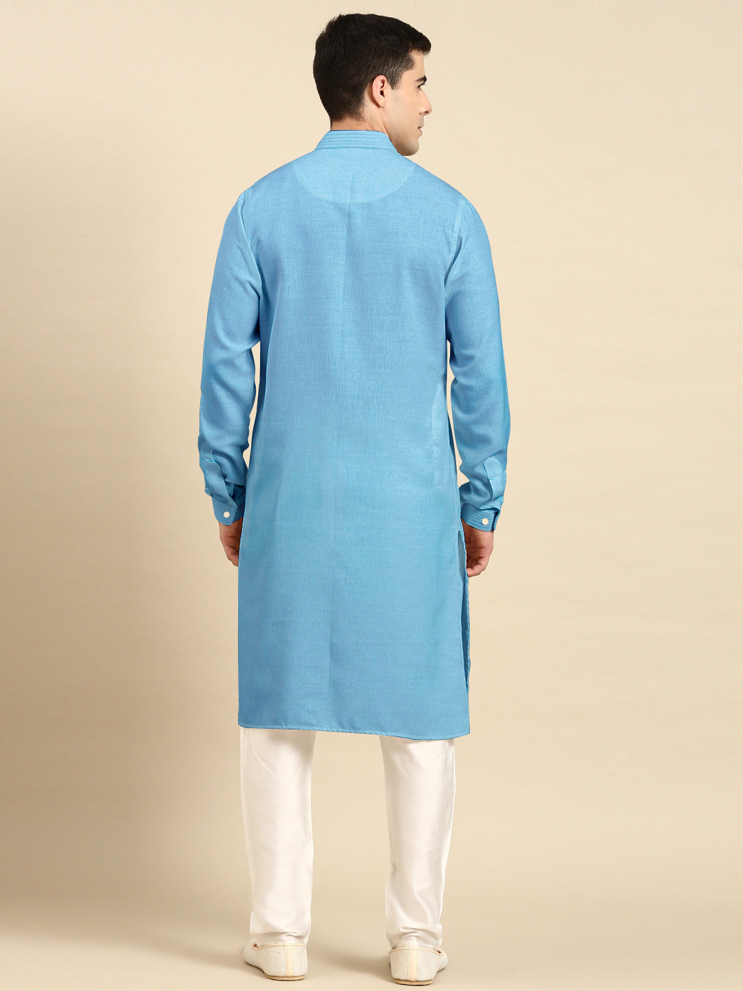 Light Blue Pathani Kurta Set