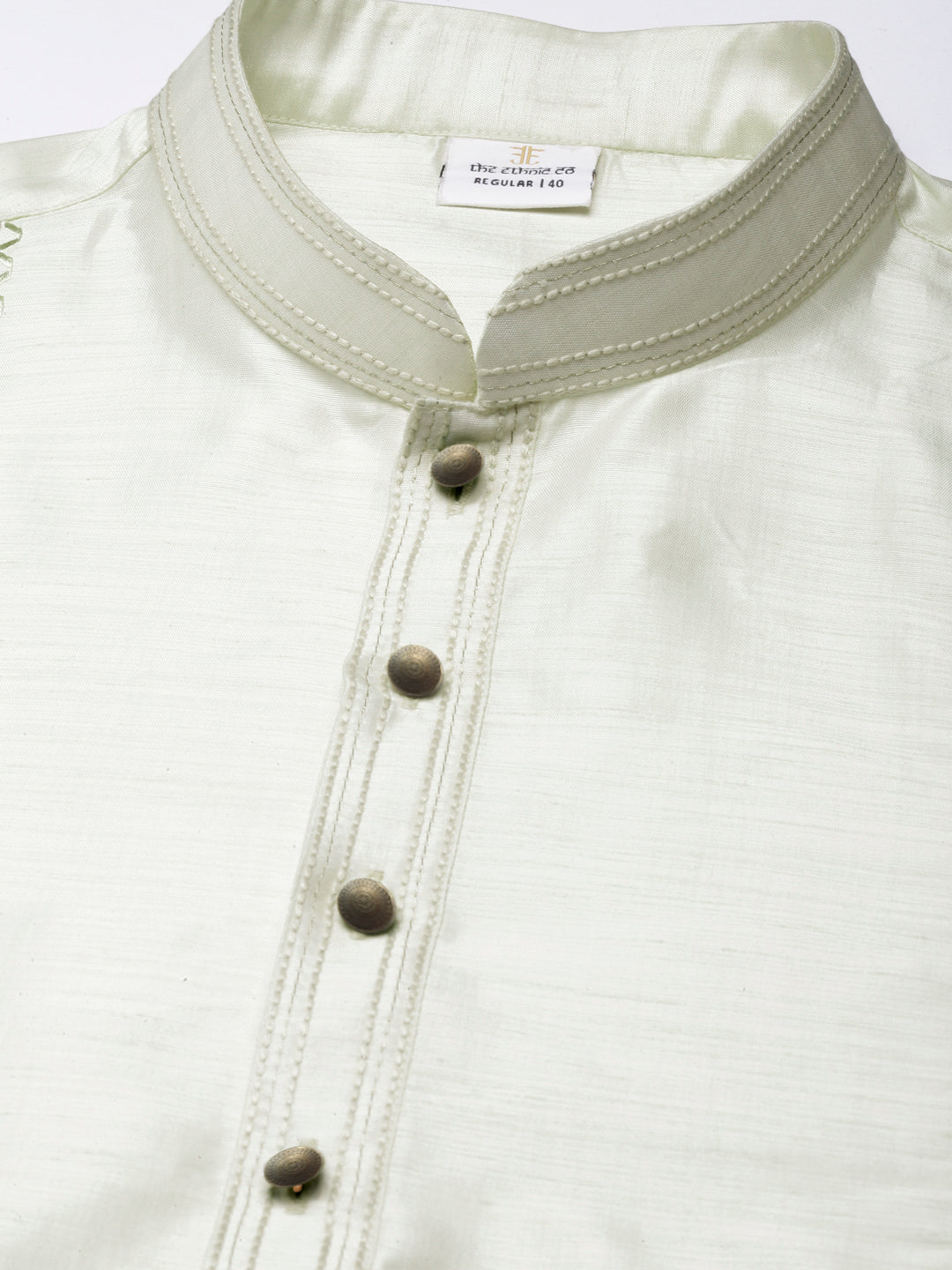 Light Green Embroidered Kurta Set