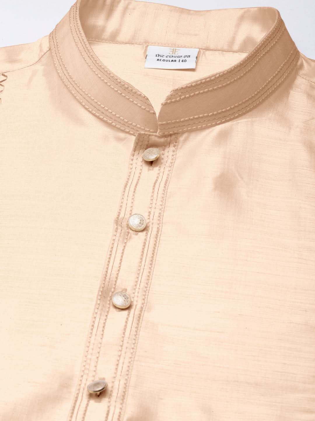 Light Pink Embroidered Kurta Set