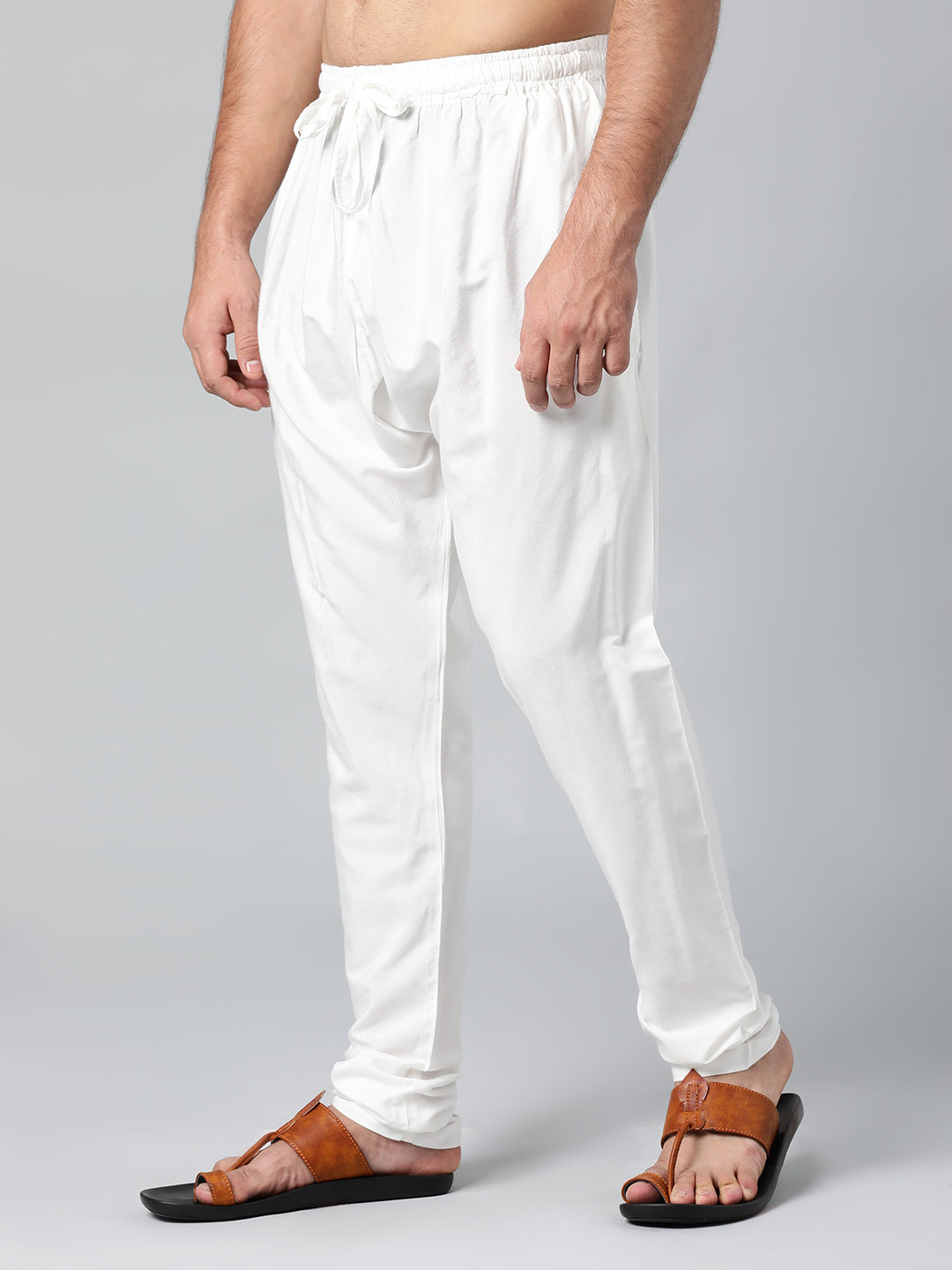 OFF WHITE COTTON SILK PAJAMA