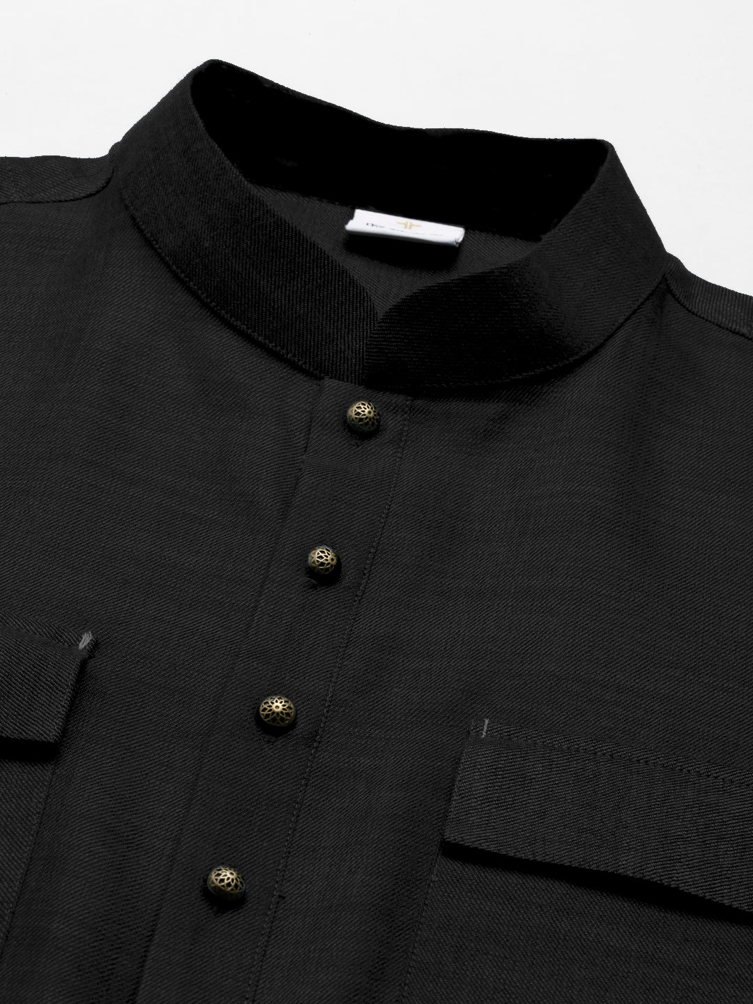 Black Pathani Kurta Set