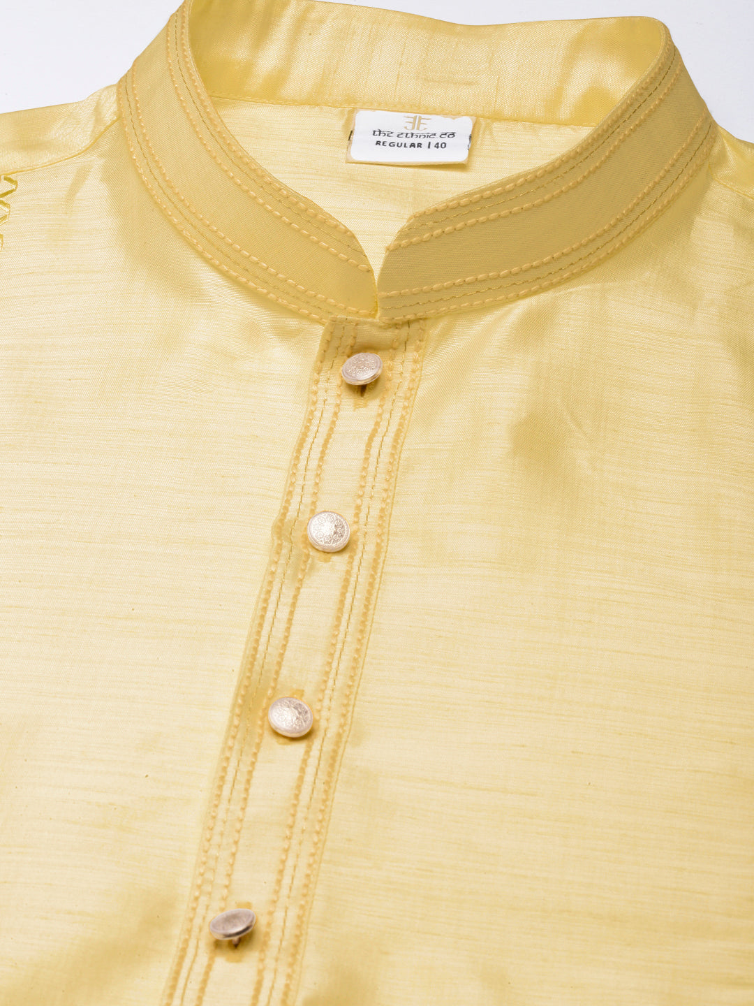 Yellow Embroidered Kurta Set