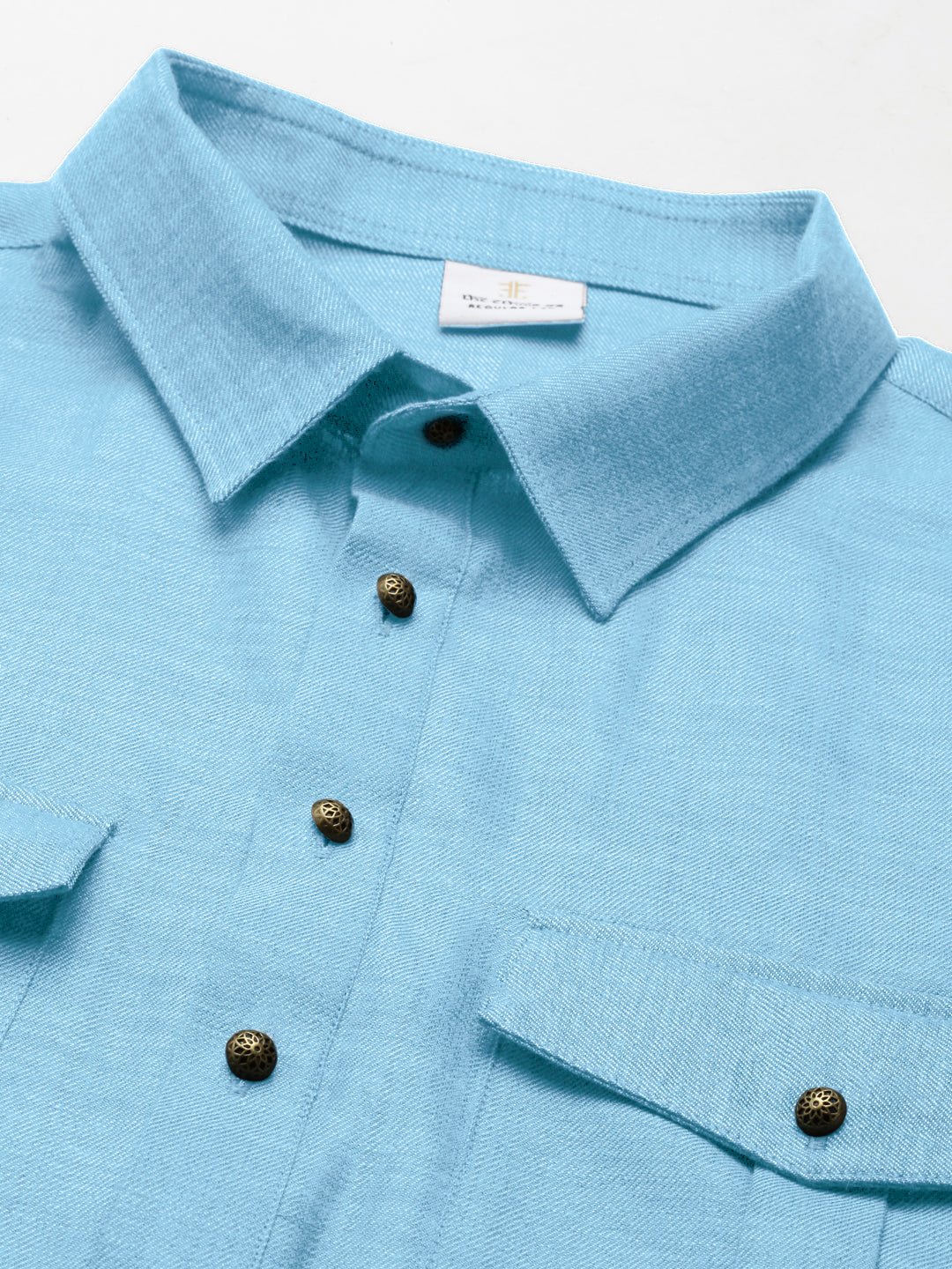 Light Blue cotton Pathani with Salwar