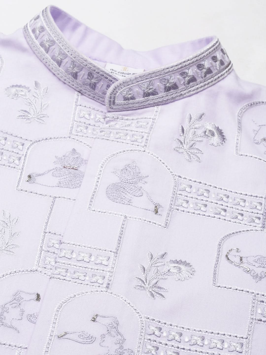 Light purple Vivah Story Jacket Kurta set