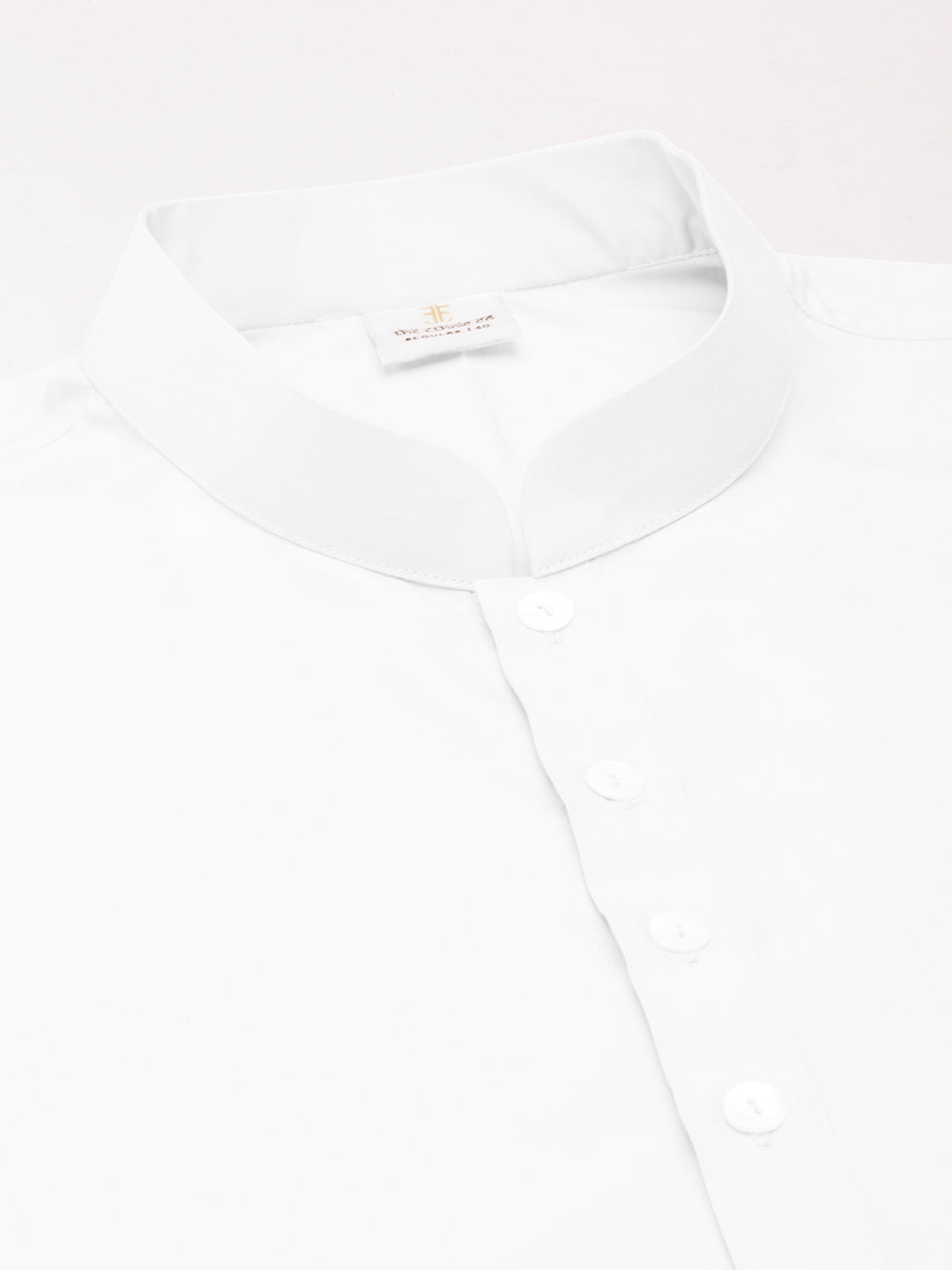 White Cotton Short Kurta Set