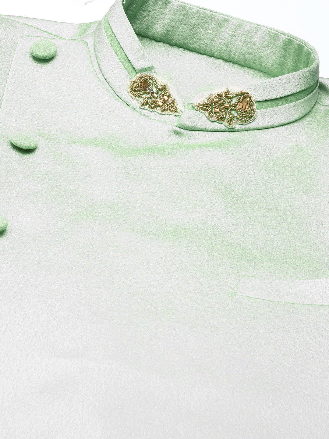 Green Draped Indo Set