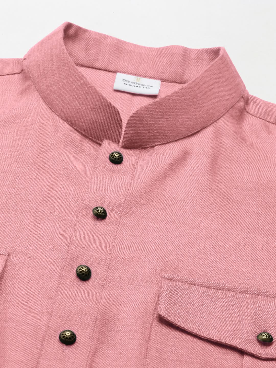 Old Rose cotton Short Pathani