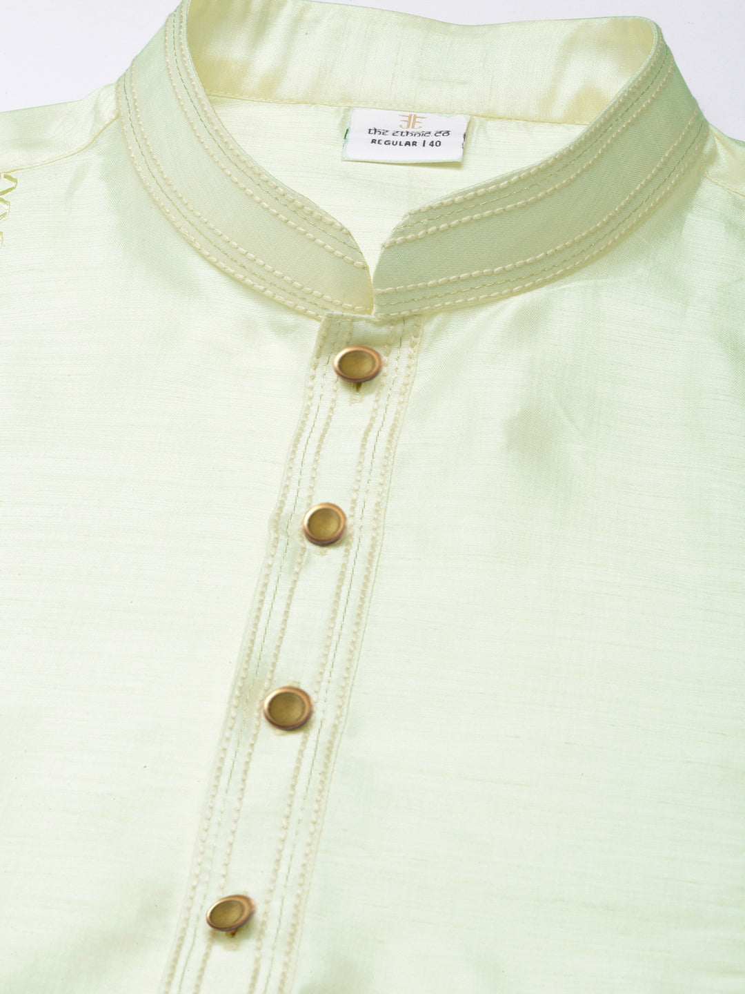 Light Green Embroidered Kurta Set