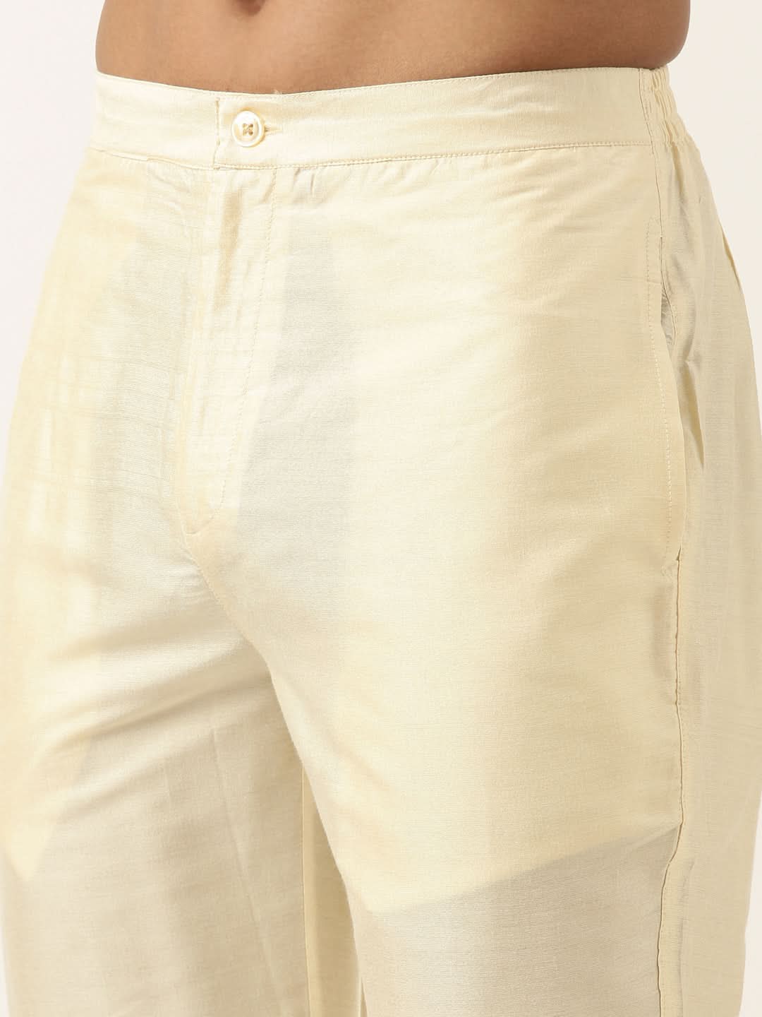 Green Printed Jacket Kurta Set