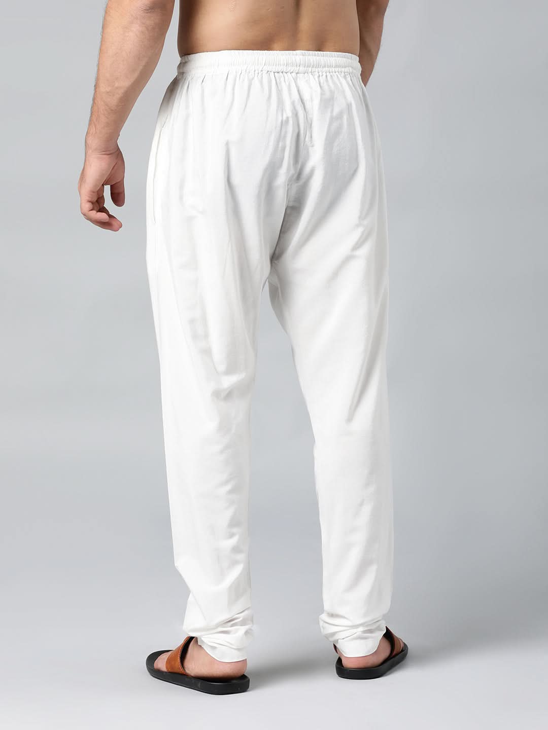 OFF WHITE COTTON SILK PAJAMA